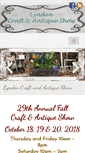Mobile Screenshot of lyndencraftantiqueshow.com