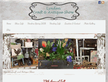 Tablet Screenshot of lyndencraftantiqueshow.com